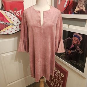 BCBGMaxAzria Blush Long Sleeve Dress